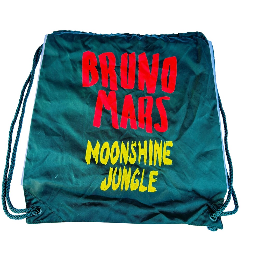 Bruno Mars Moonshine Jungle Green Drawstring Bag